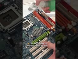 💻🧼 motherboard washing 2 #endermanch #satisfying #shorts