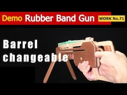 [No.71] Changeable barrel system, 20 rounds Rubber Band Machine Gun/ oggcraft.jp