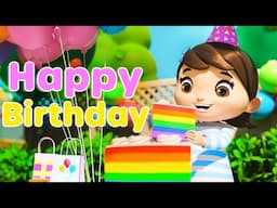 Happy Birthday Song For Kids | Lellobee 🐝 | Nursery Rhymes