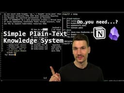 A Simple Plain Text Knowledge System