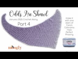 How to Crochet: Odds Are Shawl Part Four (Right Handed)