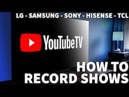 How to Record YouTube TV Shows on a Smart TV - How to Record on YouTube TV DVR