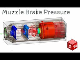 Muzzle Brake Pressure Analysis | Solidworks Flow Simulation