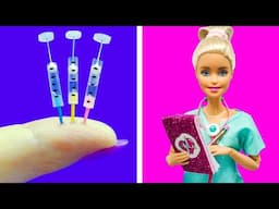 Barbie Doll Set. DIY Barbie Hacks. How to Make Miniature Crafts