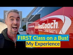 First Class with Red Coach Luxury Bus Lines! My RedCoach Review & First Class Bus Experience