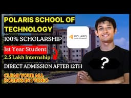 Polaris School of Technology Review | 3 lakh stipend | Cut off | Campus Life