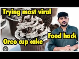 Trying most viral  oreo cupcakes 🧁 | kiya ya work krta hai 😮😮😮😮.. babar foodie