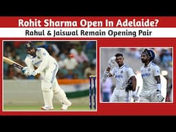 Rohit Sharma deserve open in 2nd Test Match Adelaide or not?