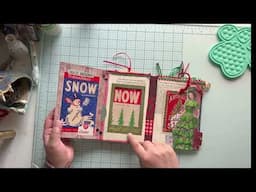 Flipthrough of the Christmas Altered Book