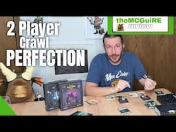 Kinfire Delve Board Game Review - AWESOME 2 player dungeon crawl