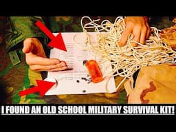 How To Build A Military Survival Kit Using An Old School Military Survival Manual From 1985!