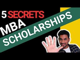 How to get scholarships for Management degree abroad | MBA degree with Scholarship ✅