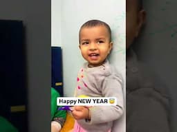 Happy new year sabko #trendingviralgirl #funny #cutebabyaavyadiw #aavyasrvvlog #cutebaby #baby