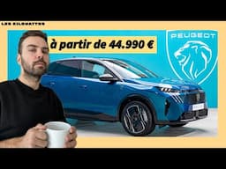 Les tarifs du E-3008, une surprise !?