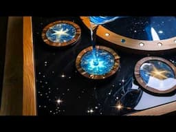 The Best Galactic Table with Starry Ceiling Projection Made with xTool S1