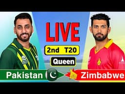 Pakistan vs Zimbabwe, 2nd T20 | Live Cricket Match Today | PAK vs ZIM Live Match Today | PAK vs ZIM