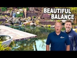 Natural Pond With A Modern Look – Full Walkthrough!