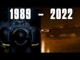 The Batmobile 1989 to 2022