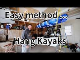 Hang Kayak from ceiling - EASY!