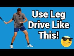 How to create Leg Drive on your Ground Strokes correctly