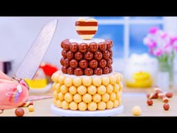 Amazing Unique Miniature Chocolate Cake Decorations | Sweet Miniature Ideas Round Fondant