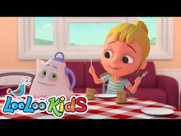 Polly, Put the Kettle On 🍵 + Hot Cross Buns 🍩 @LooLooKids Nursery Rhymes and Fun Kids Songs