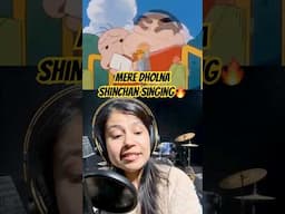 Shinchan Mere Dholna Sargam Challenge #shinchan #shorts #funny