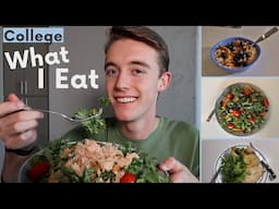 What I Eat in a Day in College | Healthy and Fast