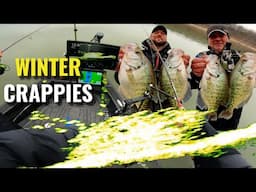 Livescoping a Two Man Limit of Winter Crappies!!