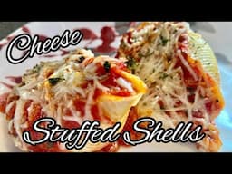 CHEESE STUFFED SHELLS ~ *BAKED IN THE NINJA FOODI XL PRO AIR FRY OVEN