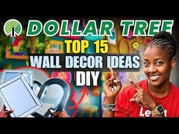 TOP 15 DIYs TO TRY IN 2025 | Dollar Tree Mirror Wall Decor DIY Hacks to try this New Year!