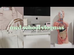 med school vlogmas 🛒 12.12 school recos (ipad, desk set up, suture kit, etc) / kristine abraham