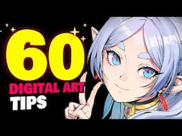 💣 60 DIGITAL ART TIPS in 6 min | Can you handle it?