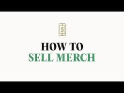 How to sell branded merchandise