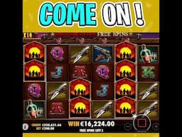 THE WILD GANG SLOT ‼️€240 MAX BET 😱 COME ON #shorts