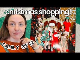 10 KIDS CHRISTMAS SHOPPING | Family of 12 w/ Twins + Triplets