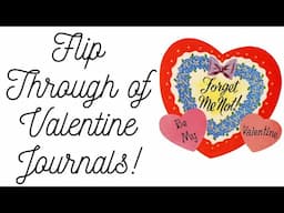 Flip Through of Valentine Journals!