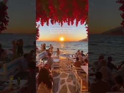 Sunsets in Mykonos hit different   Tag someone you’d take here   #traveltime #youtubeshorts #italy