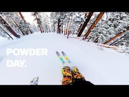 POV: Unexpected POWDER DAY Skiing at HEAVENLY!!