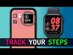 How to TRACK STEPS on Apple Watch and iPhone