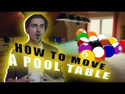 Moving a pool table -  How to move a pool table - Moving Tips 2022