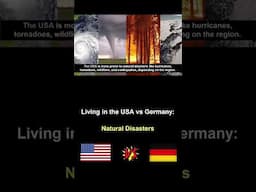 Living in the USA vs Germany #naturaldisasters