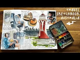 🎨 Urban Sketching Travel Sketchbook Tour // Australia 2025 🫶