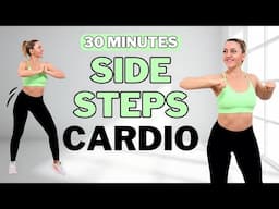 🔥30 Min SIDE STEPS CARDIO🔥LOW IMPACT CARDIO for WEIGHT LOSS🔥NO SQUATS/NOLUNGES🔥BURN THIGH FAT🔥