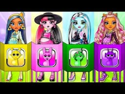 Monster High Draculaura, Frankie, Clawdeen become Prunki | SurprisingDolls Best Paper DIY