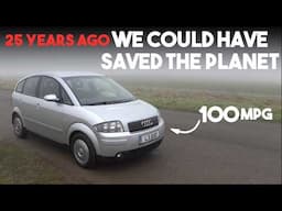 25 Years Old, As Efficient As Electric Cars NOW But No One Wanted it - AUDI A2 1.2 Tdi