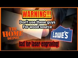 Bad Wood for Engraving: Laser Tips