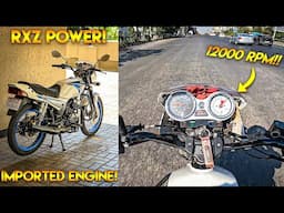 YAMAHA RXZ 6 SPEED ON STEROIDS 😈 12,000 RPM 2 STROKE MADNESS 💥