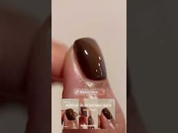 You can now watch this full video on my channel🍫🍫 #naturalnails #gelnails