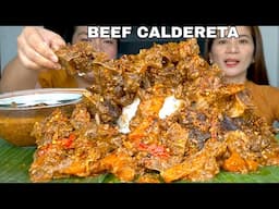 BEEF CALDERETA | FILIPINO FOOD | MUKBANG PHILIPPINES